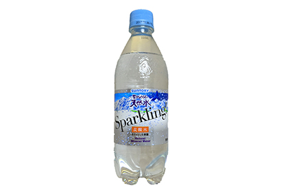 bottle of carbonated water