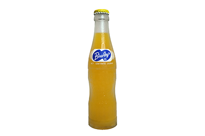 bottle of orange soda
